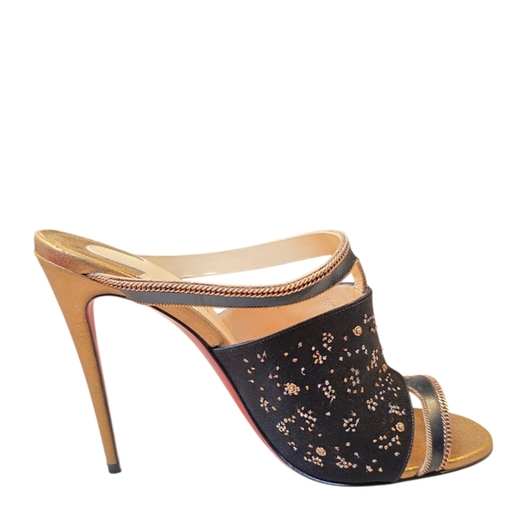 Christian Louboutin x Moda Operandi Rare Zodiac Akenana Mule Heels EXCLUSIVE - Picture 8 of 14